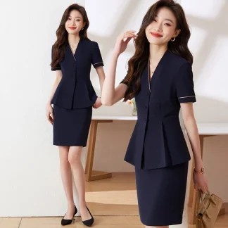 Navy Blue Women's Suit